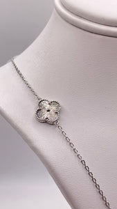 Silver Clover Necklace