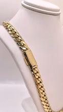 Load image into Gallery viewer, 9mm Solid Miami Cuban Link Chain With Box Lock In 10 KT Yellow Gold