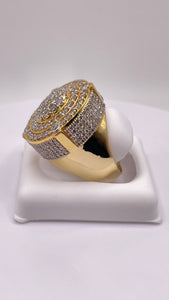 3.67 CT. Natural Diamond Men’s Ring In 10 KT Yellow Gold