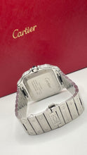 Load image into Gallery viewer, Cartier Santos Large Watch With Grey Dial &amp; ADLC Bezel