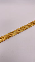 Load image into Gallery viewer, 9.4mm Solid Bracelet In 22 KT Yellow Gold