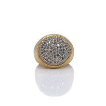 Load image into Gallery viewer, 1.00 CT. Natural Diamond Men’s Round Shape Ring In 10 KT Yellow Gold