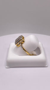 0.51 CT. Natural Diamond Women’s Ring In 10 KT Yellow Gold