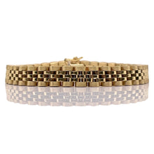 Load image into Gallery viewer, 8mm Solid Band Style Men’s Bracelet In 10 KT Yellow Gold