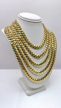 Load image into Gallery viewer, 7mm Solid Miami Cuban Link Chain In 10 KT Yellow Gold