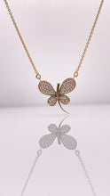 Load image into Gallery viewer, Butterfly Pendent In 10 KT Yellow Gold With CZ