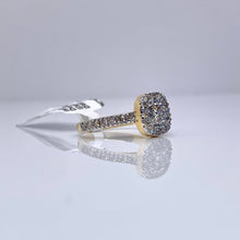 Load image into Gallery viewer, 0.73 CT. Natural Diamond Ladies Ring In 10 KT Yellow Gold