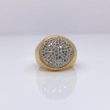 Load image into Gallery viewer, 1.00 CT. Natural Diamond Men’s Round Shape Ring In 10 KT Yellow Gold