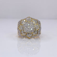 Load image into Gallery viewer, 2.15 CT. Natural Diamond Men’s Ring In 10 KT Yellow Gold