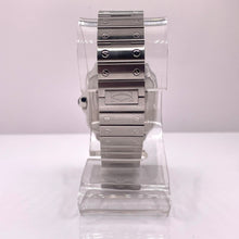 Load image into Gallery viewer, Large Cartier Santos Watch With Green Dial