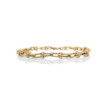 Load image into Gallery viewer, 5mm Hardware Bracelet In 10 KT Yellow Gold