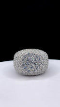 Load image into Gallery viewer, Mens Ring In Silver With CZ
