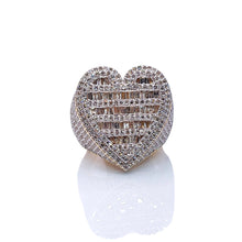 Load image into Gallery viewer, 2.76 CT. Natural Diamond Heart Shape Ring In 10 KT Yellow Gold