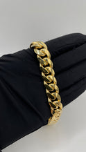 Load image into Gallery viewer, 12mm Miami Cuban Link Bracelet In 10 KT Yellow Gold