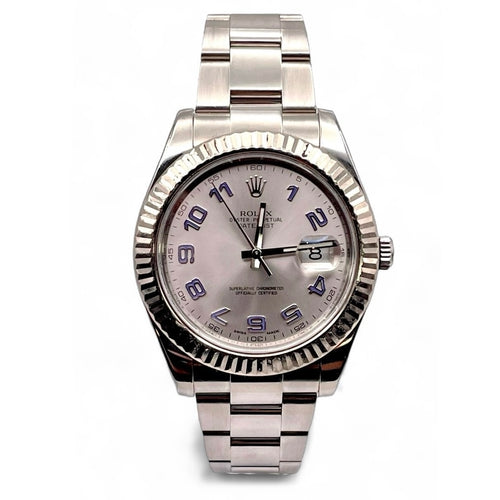 41mm DateJust Rolex Rhodium Ghost Dial