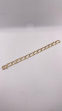 Load image into Gallery viewer, 11.8mm Men’s Link Bracelet In 10 KT Yellow Gold