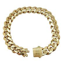 Load image into Gallery viewer, 10mm Monaco Link Bracelet In 10 KT Yellow Gold