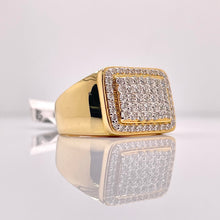Load image into Gallery viewer, 0.98 CT. Natural Diamond Men’s Ring In 10 KT Yellow Gold
