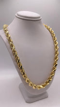 Load image into Gallery viewer, 7mm Rope Chain In 10 KT Yellow Gold