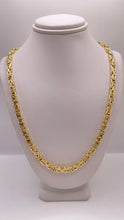 Load image into Gallery viewer, 4mm Byzantine Chain In 14 KT Yellow Gold