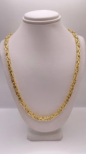 4mm Byzantine Chain In 14 KT Yellow Gold