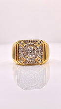 Load image into Gallery viewer, 0.91 CT. Natural Diamond Men’s Ring In 10 KT Yellow Gold