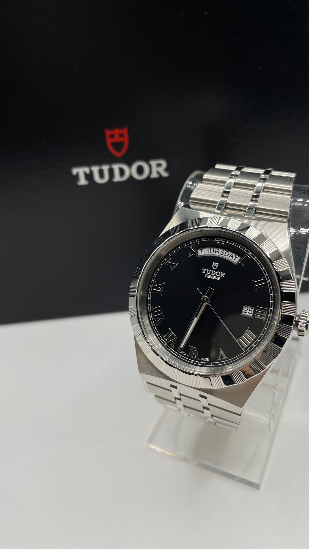 TUDOR Royal 41mm Men’s Watch With Black Roman Numeral Dial