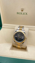 Load image into Gallery viewer, 41mm Two-Tone DateJust Rolex With Wimbledon Dial