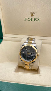 41mm Two-Tone DateJust Rolex With Wimbledon Dial