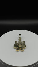 Load image into Gallery viewer, 1.72 CT. Custom-Made Duck Holding Money Bag Pendent In 10KT Gold