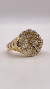 Watch Ring In 10 KT Yellow Gold With CZ
