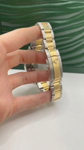41mm Two-Tone DateJust Men’s Rolex Watch With Champagne Diamond Dial