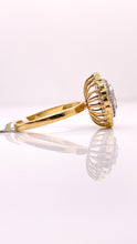 Load image into Gallery viewer, 0.98 CT. Natural Diamond Round Shape Women’s Ring In 10 KT Yellow Gold
