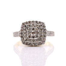 Load image into Gallery viewer, 0.87 CT. Natural Diamond Ladies Ring In 10 KT Yellow Gold