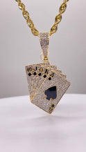 Load image into Gallery viewer, 0.66 CT. Natural Diamond Pendent In 10 KT Yellow Gold