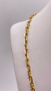 3mm Gucci Link Chain In 14 KT Yellow Gold