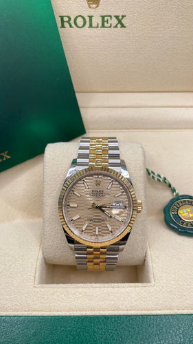 36mm Two-Tone Rolex DateJust With Motif Dial