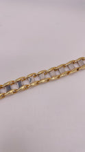 Load image into Gallery viewer, 10.3mm Two-Tone Men’s Bracelet In 10 KT Yellow &amp; White Gold