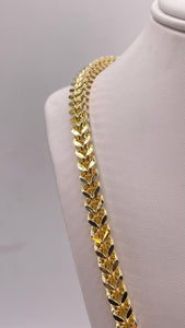 5.5mm Franco Link Chain In 10 KT Yellow Gold