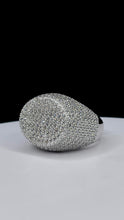 Load image into Gallery viewer, Silver Men’s Ring With CZ