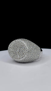 Silver Men’s Ring With CZ