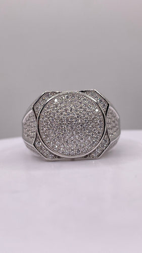 Men’s Silver CZ Ring