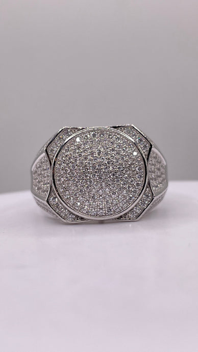Men’s Silver CZ Ring