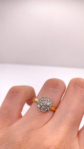 0.50 CT. Natural Diamond Women’s Ring In 10 KT Yellow Gold