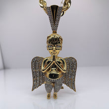 Load image into Gallery viewer, 5.36 CT. Natural Diamond Angel Pendant In 10 KT Yellow Gold