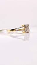 Load image into Gallery viewer, 0.28 CT. Natural Diamond Women’s Ring In 10 KT Yellow Gold