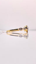 Load image into Gallery viewer, 0.22 CT. Natural Diamond Round Shape Women’s Ring In 10 KT Yellow Gold