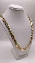 Load image into Gallery viewer, 9mm Solid Miami Cuban Link Chain In 10 KT Yellow Gold