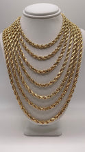 Load image into Gallery viewer, 4.7mm Rope Chain In 10 KT Yellow Gold