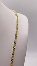 Load image into Gallery viewer, 2.0mm Franco Chain In 10 KT Yellow Gold